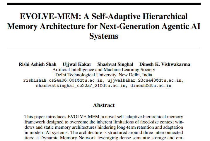 EVOLVE-MEM